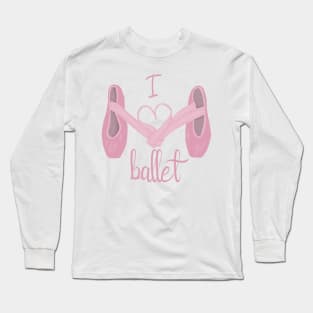 I heart ballet Long Sleeve T-Shirt